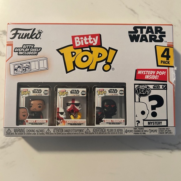 Funko Bitty Pop! Star Wars The Mandalorian 4-Pack Series 4, Collector’s Set- NIB - Picture 6 of 6
